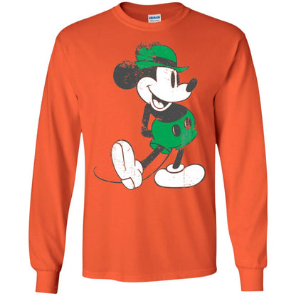 Mickey Mouse St. Patrick_s Day T-shirt Orange