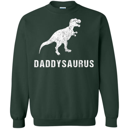 Dad T-shirt Daddysaurus Forest Green