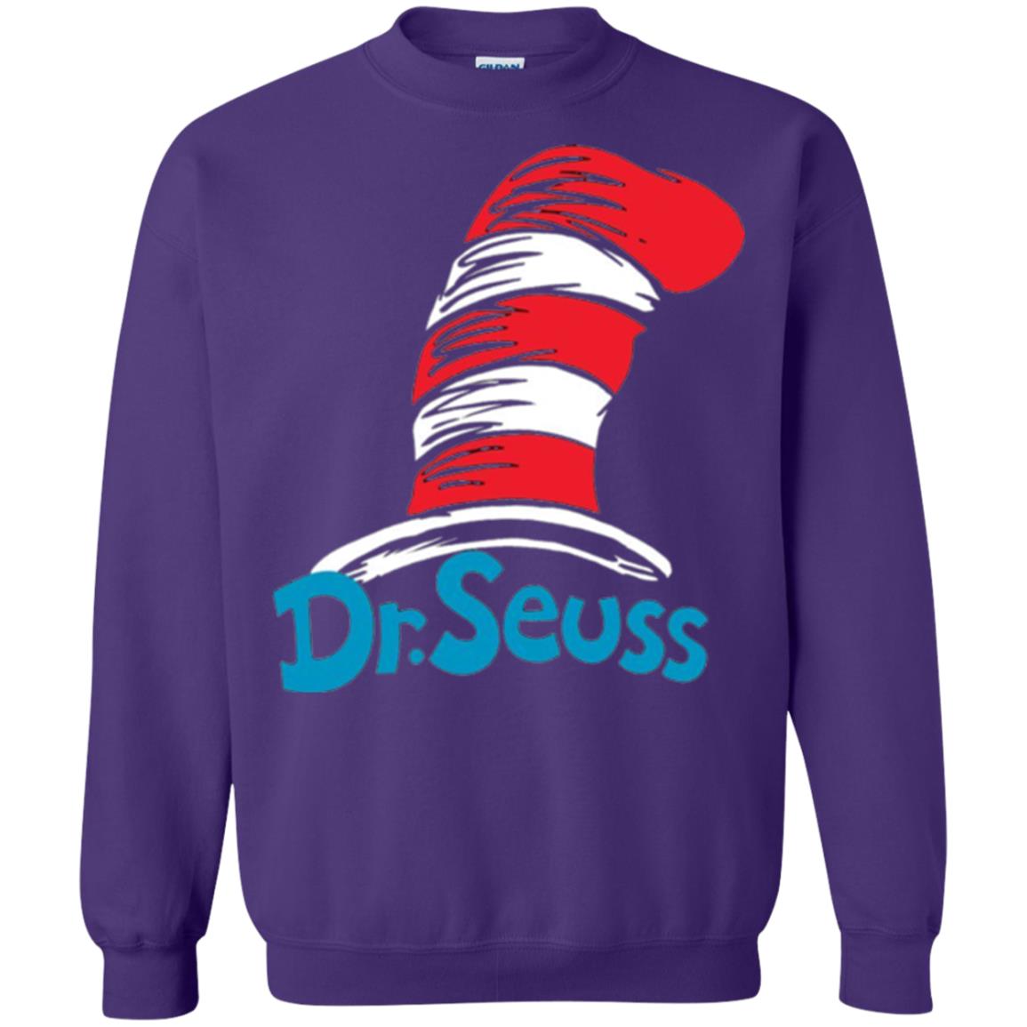 Film Lover T-shirt Dr. Seuss Hat T-shirt Purple