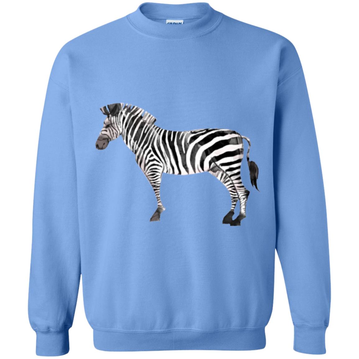 Awesome Zebra T-shirt Carolina Blue