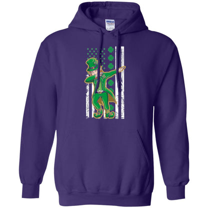 Dabbing Leprechaun St. Patrick's Day T-shirt Purple
