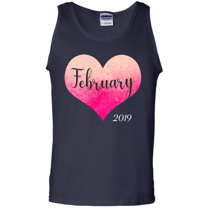 Pregnancy Reveal Announcement Party February 2019 Shirt Navy