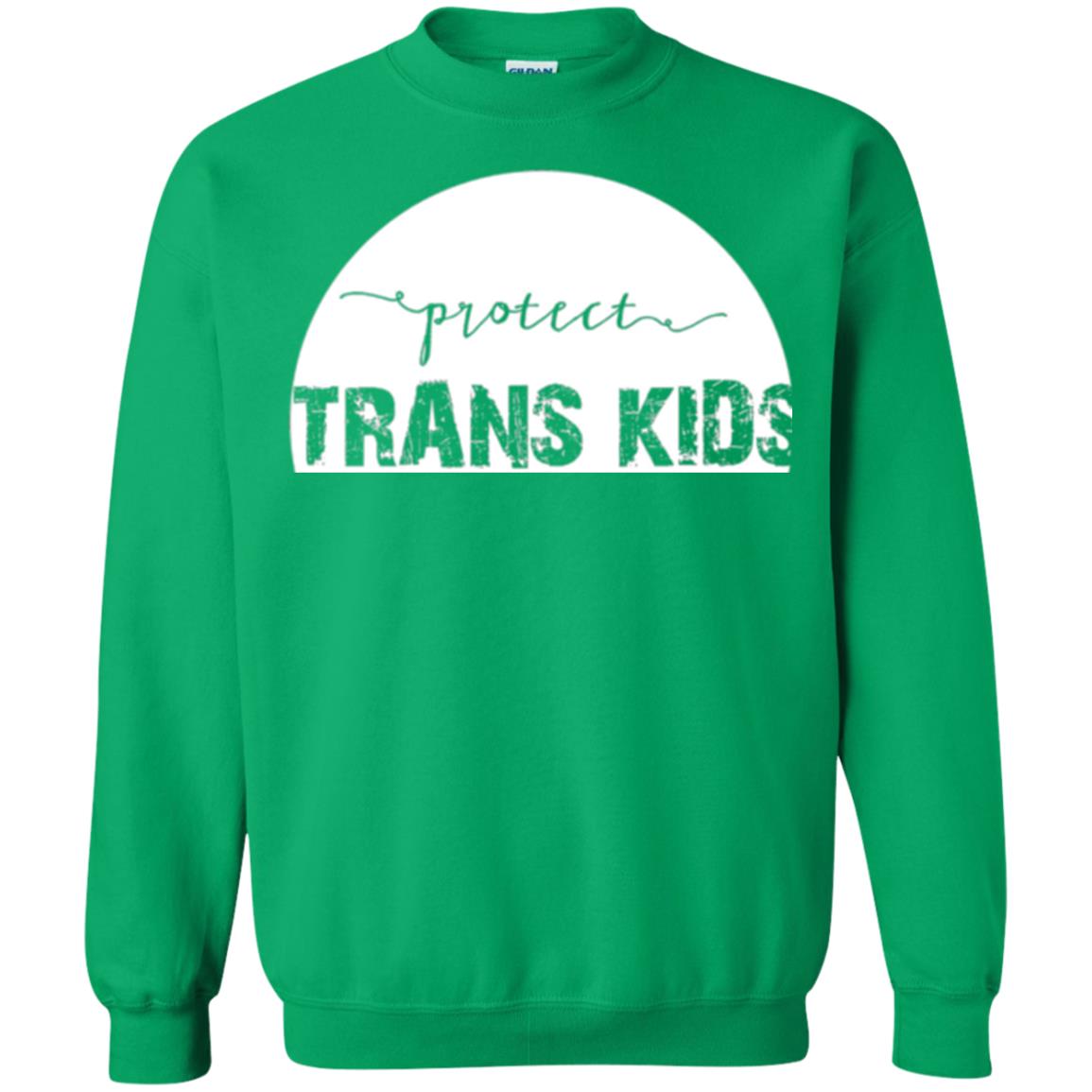Protect Trans Kids T-shirt Irish Green