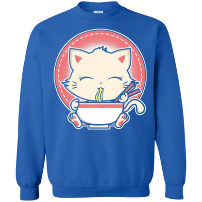 Anime T-shirt Kawaii Japanese Cat Ramen