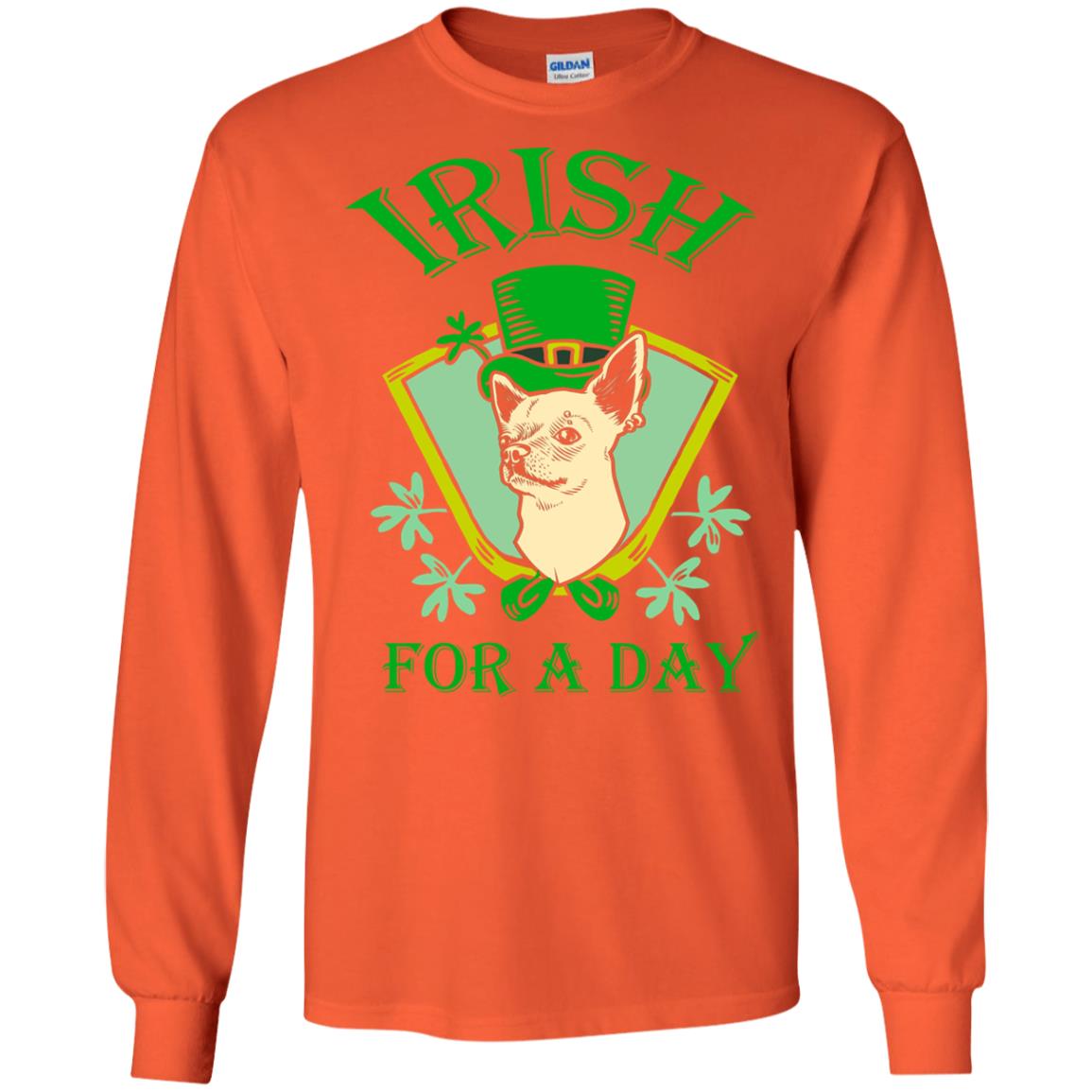 Saint Patrick's Day T-shirt Irish For A Day Orange