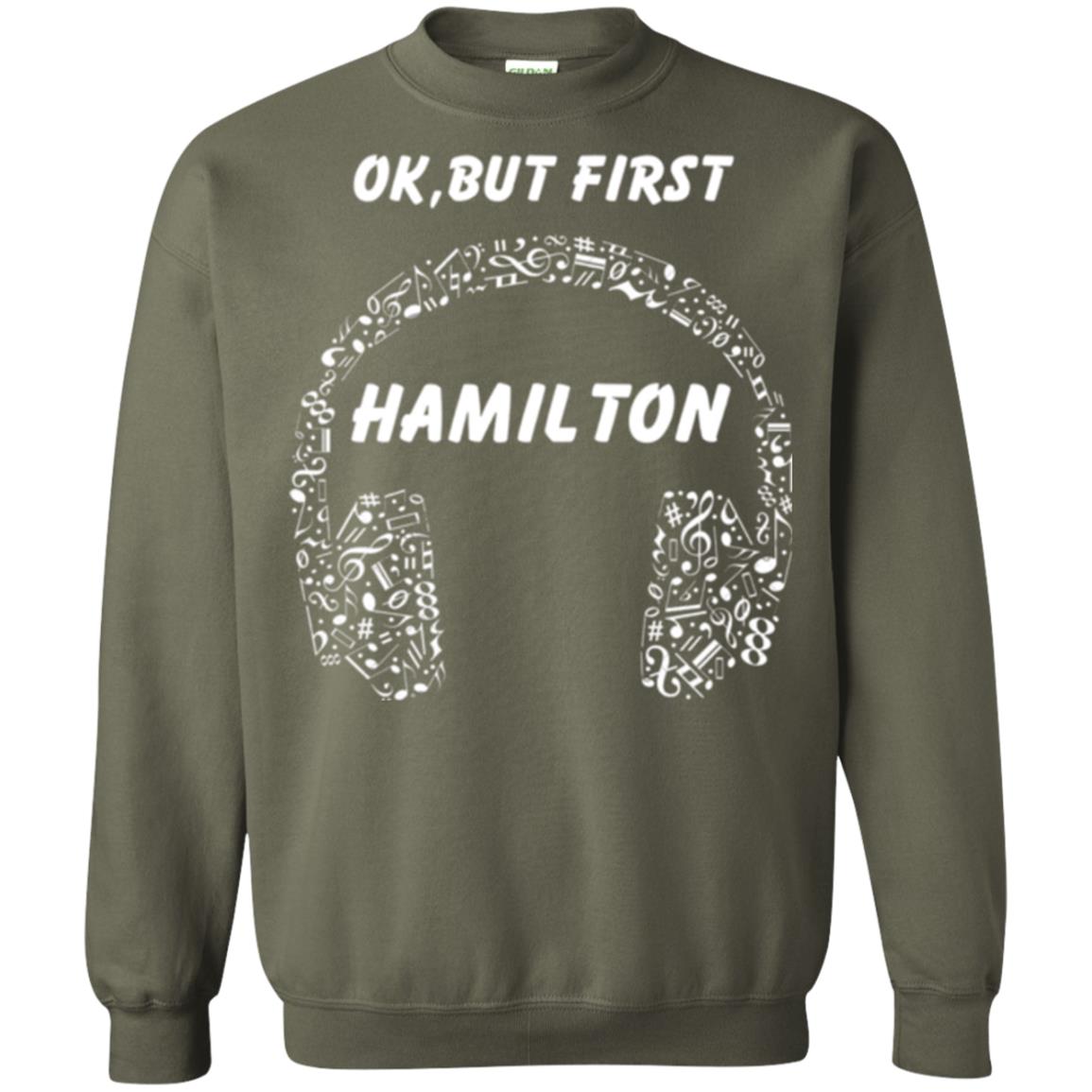 An American Musical Ok, But First Hamilton Ear Phones Military Green