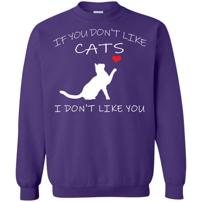 If You Don't Like Cats I Don't Like You Shirt Purple