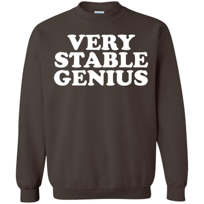Very Stable Genius T-shirt Dark Chocolate