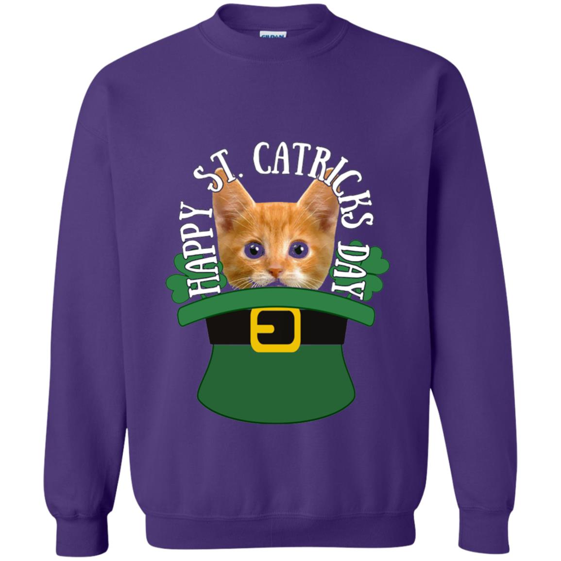 Happy Saint Patricks Day T-shirt Purple