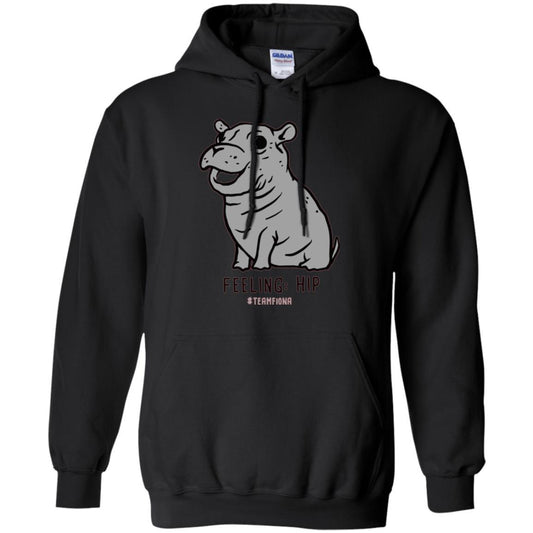 Fiona Hippo Lover T-shirt The Hippo Feeling Hip #teamfiona Black