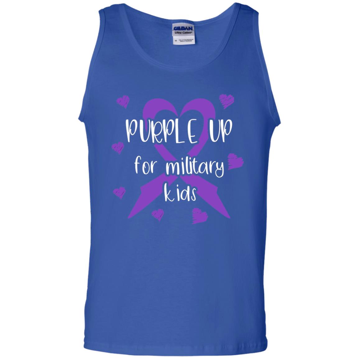 Purple Up For Military Kids Shirt Royal