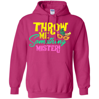 Mardi Gras T-shirt Throw Me Something Mister Heliconia