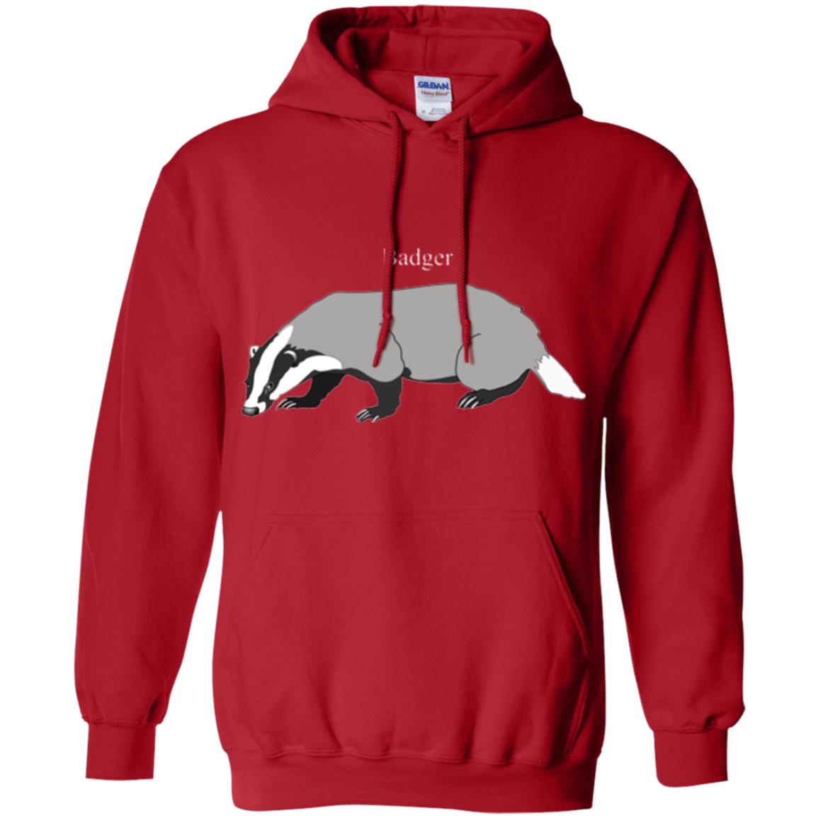 Fierce Badger T-shirt Red