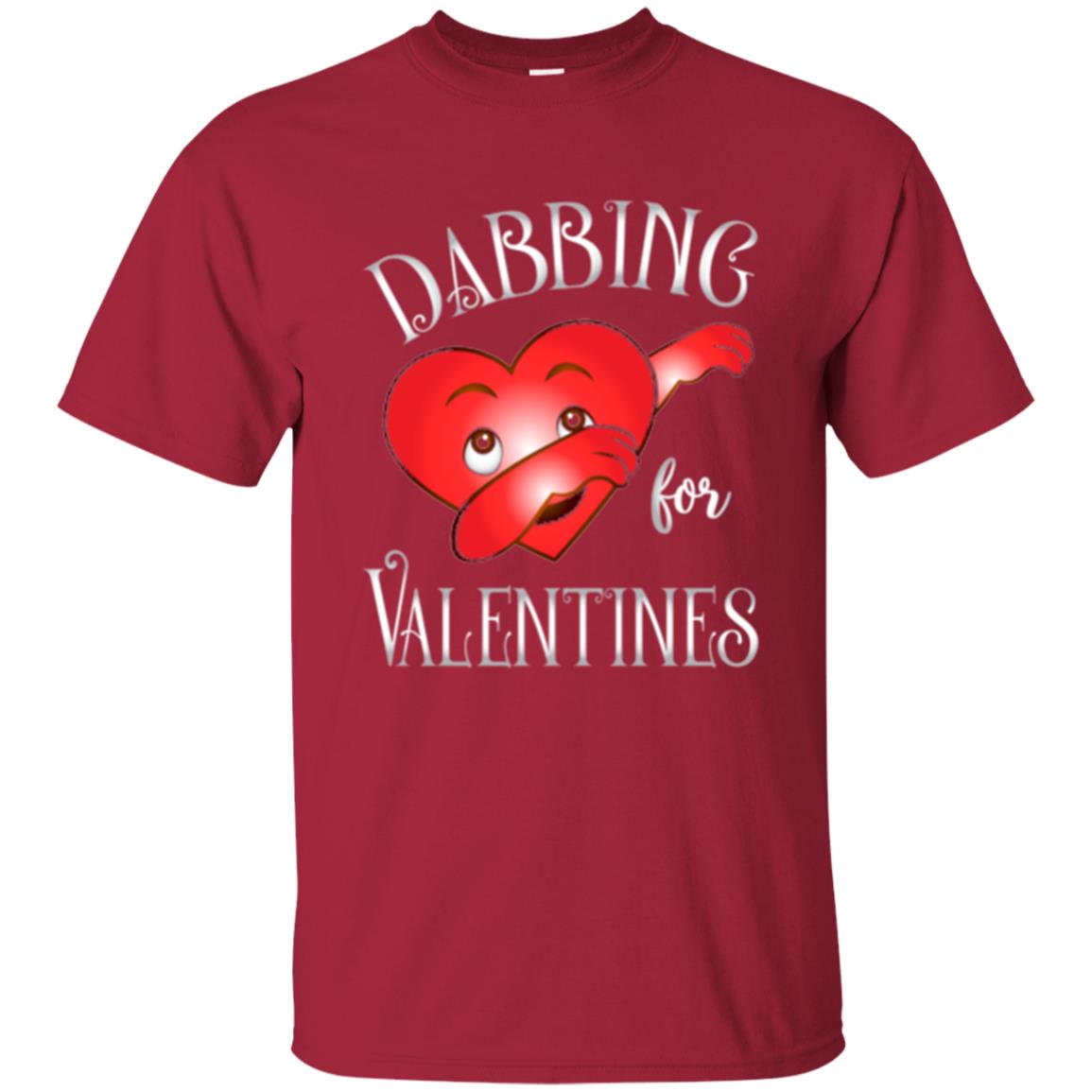 Valentines Day T-shirt Dabbing Heart T-shirt Cardinal