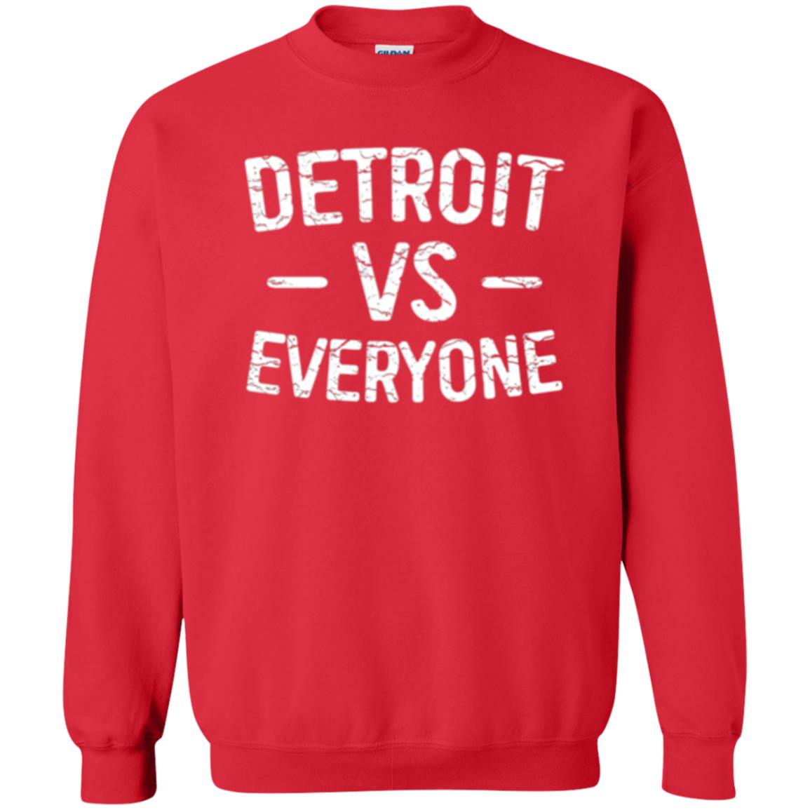 Detroit Vs Everyone T-shirt Red