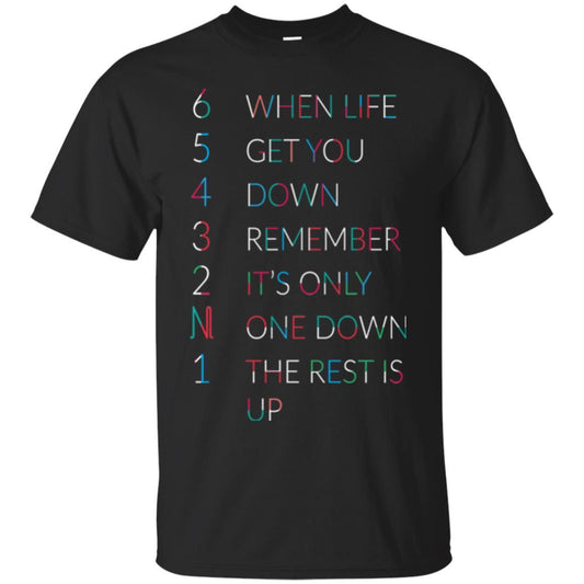 Motorcycles T-shirt 65432n1 Gear T-shirt Black