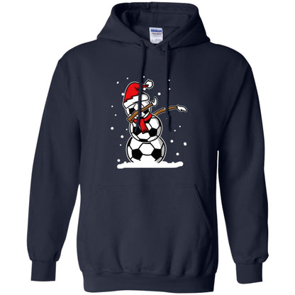 Christmas T-shirt Dabbing Snowman Ball Navy