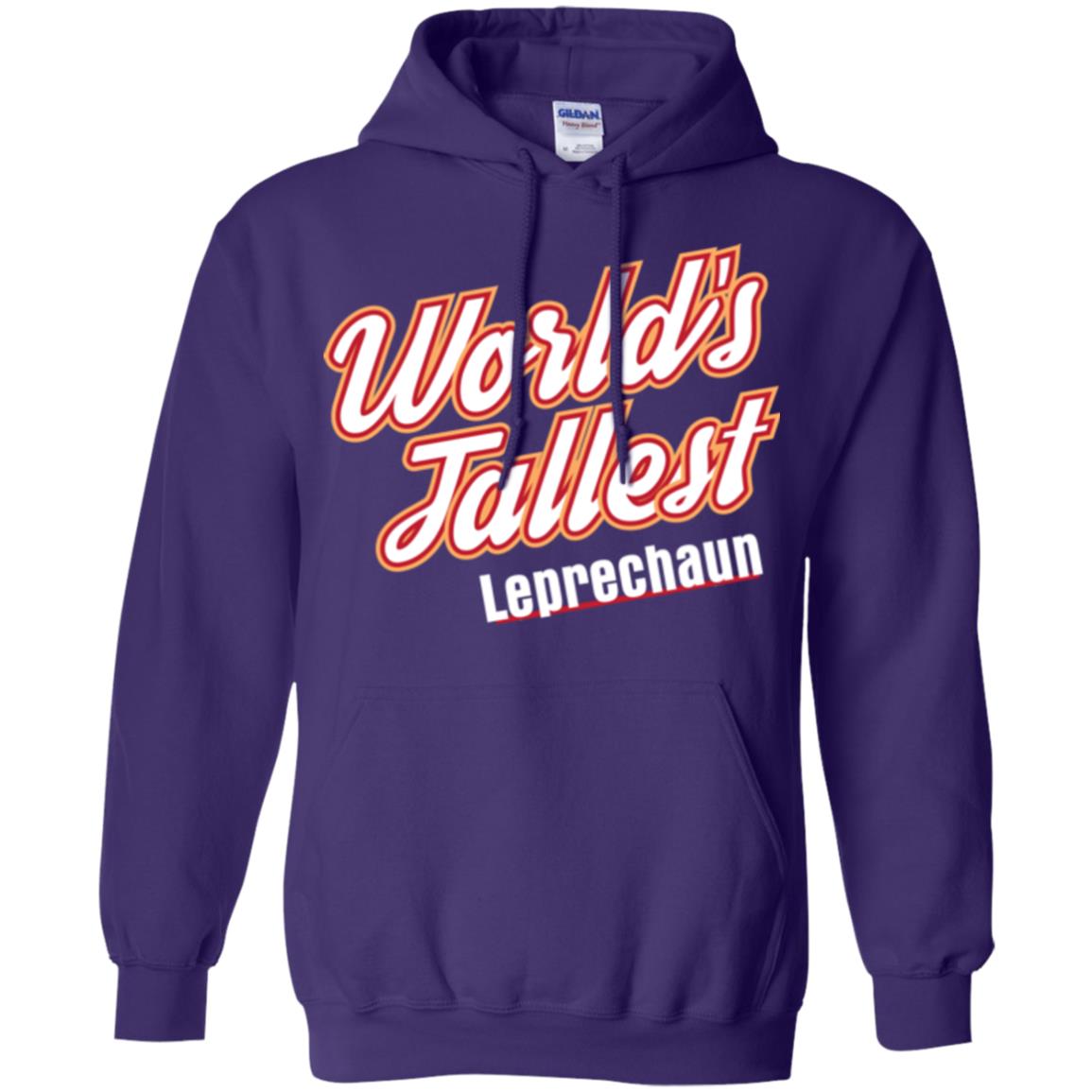 St. Patrick's Day T-shirt World's Tallest Leprechaun Purple