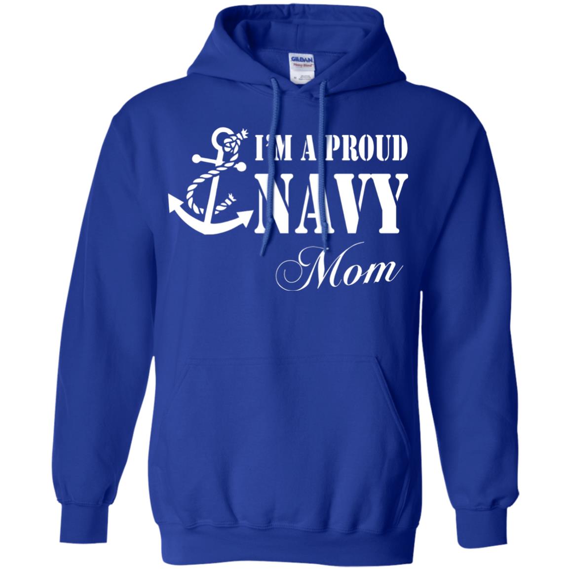 Pride Military Mother Shirt Im A Proud U.s. Navy Mom Royal
