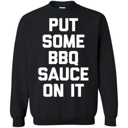 Barbecue Lovers T-shirt Put Some Bbq Sauce On It Black