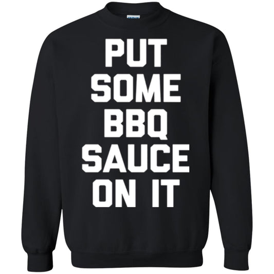 Barbecue Lovers T-shirt Put Some Bbq Sauce On It Black