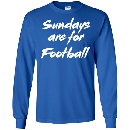 Football Lover T-shirt Sundays Are For Football Royal