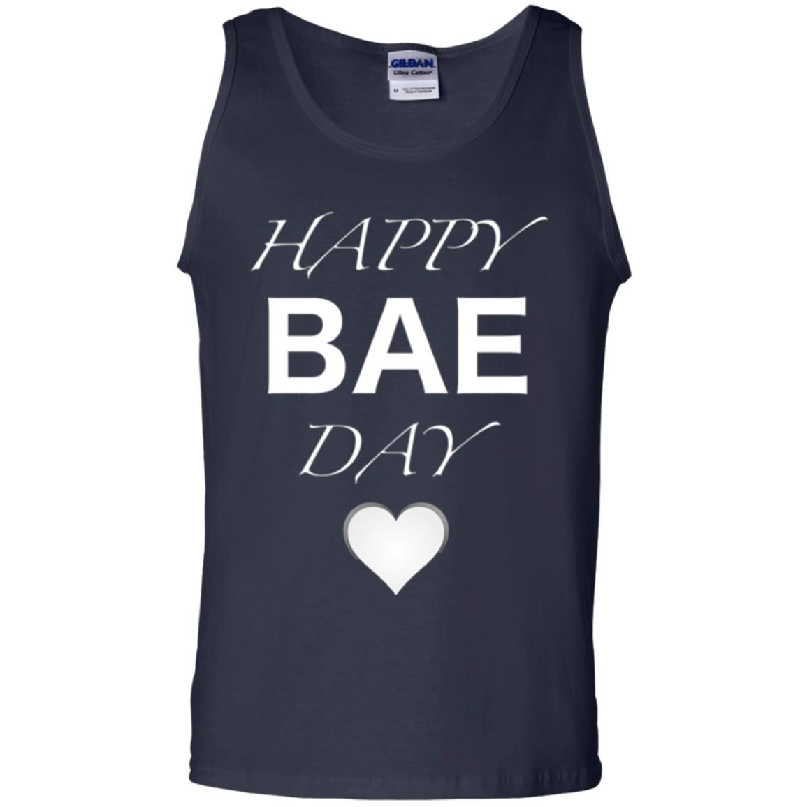 Valentine_s Day T-shirt Happy Bae Day Navy