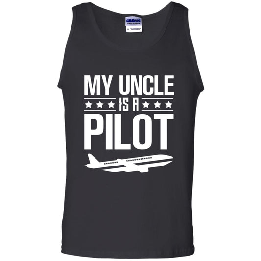 My Uncle Is A Pilot Shirt Black