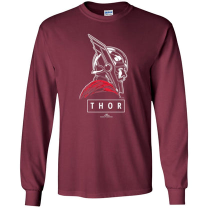 Marvel Thor Ragnarok God Of Tonal Street View T-shirt Maroon