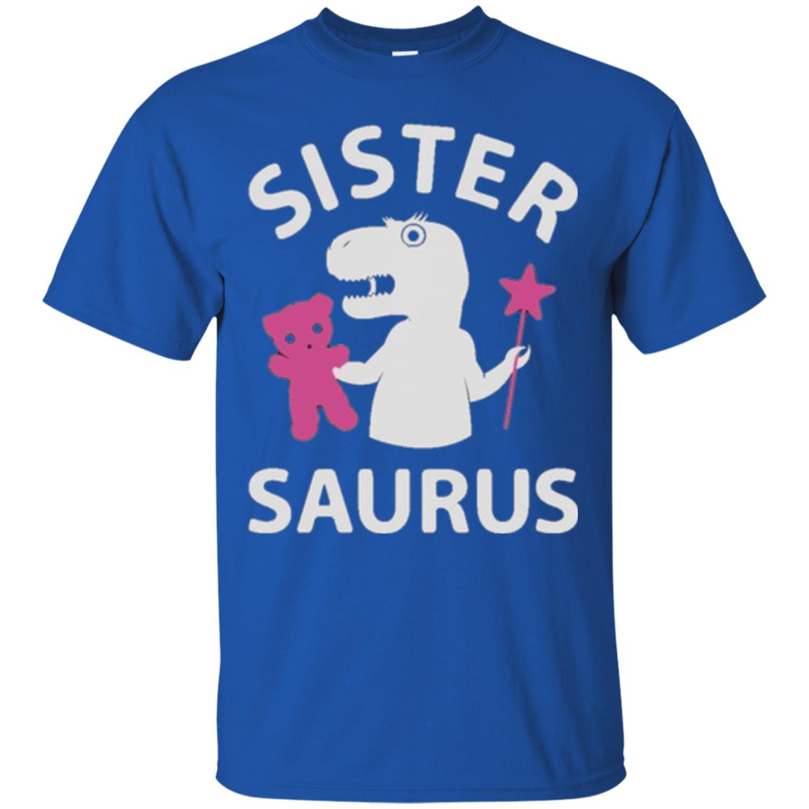 Teestars Sister Saurus T-shirt Royal