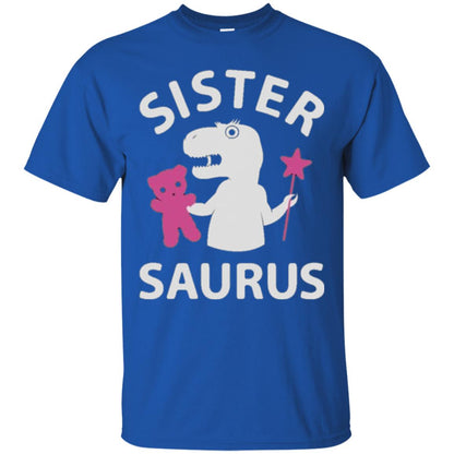 Teestars Sister Saurus T-shirt Royal