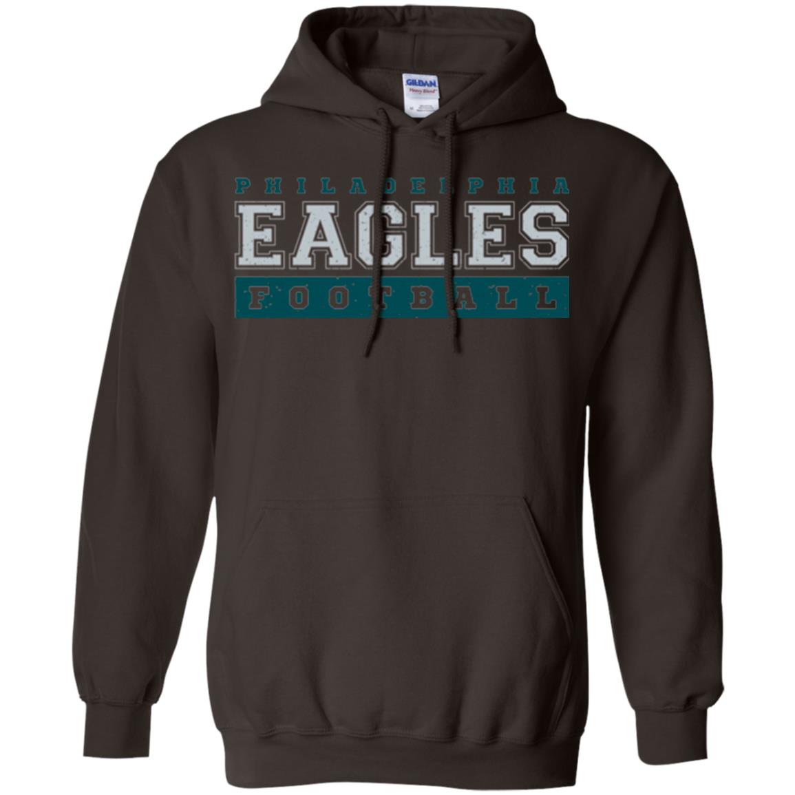 Football Lover T-shirt Philadelphia Football Fly Eagles Fly Collegiate Dark Chocolate