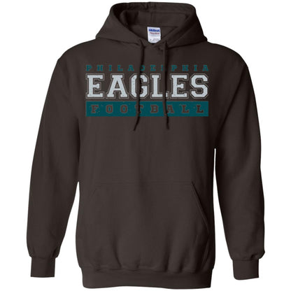 Football Lover T-shirt Philadelphia Football Fly Eagles Fly Collegiate Dark Chocolate