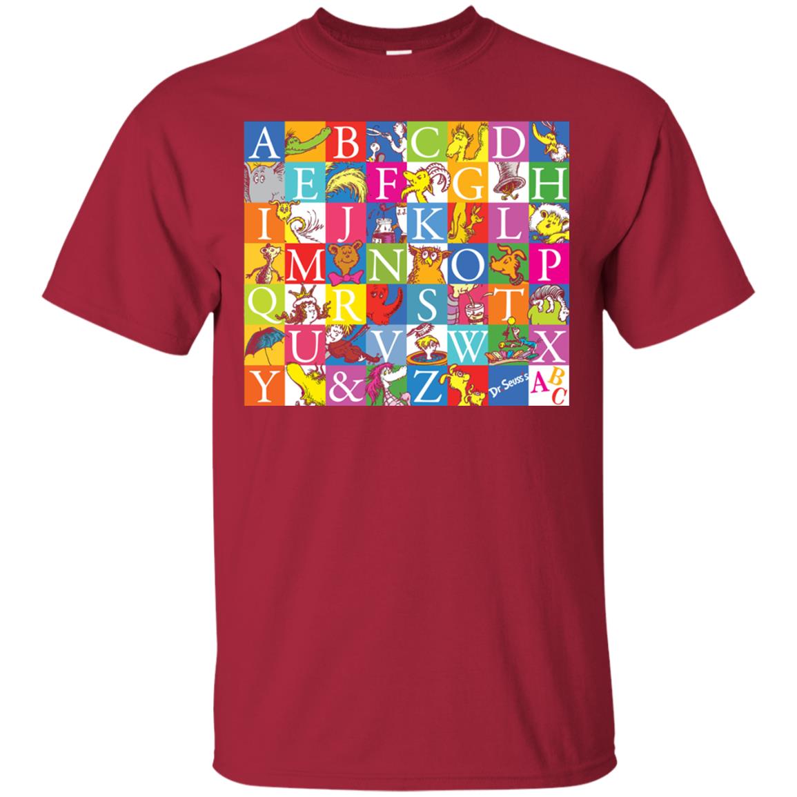Dr. Seuss A To Z Gift Shirt For Funny Man Cardinal