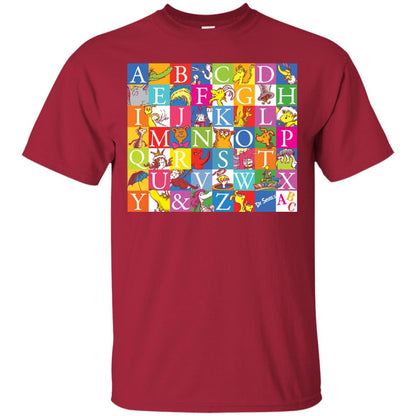 Dr. Seuss A To Z Gift Shirt For Funny Man Cardinal