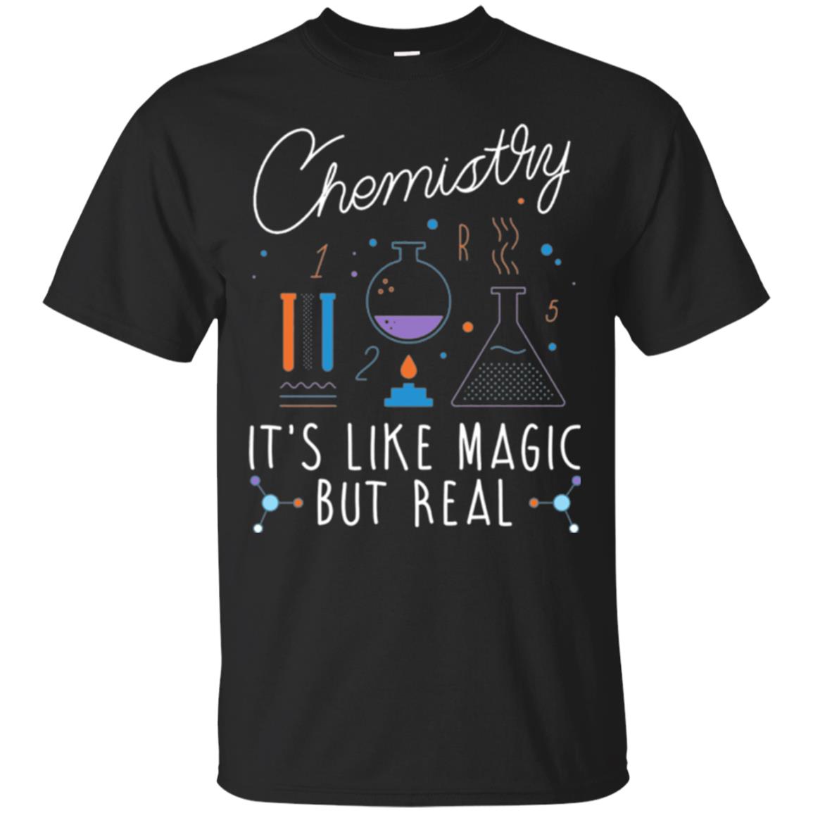 Chemistry T-shirt It_s Like Magic But Real Black