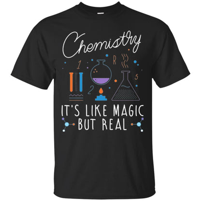 Chemistry T-shirt It_s Like Magic But Real Black