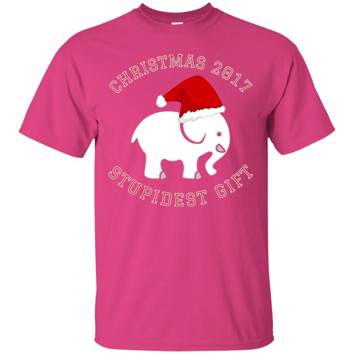 Elephant T-shirt Christmas 2017 T-shirt Heliconia