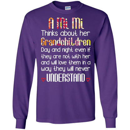 A Mi Mi Thinks About Her Grandchildren And Will Love Them In A Way They Will Never Understand Purple