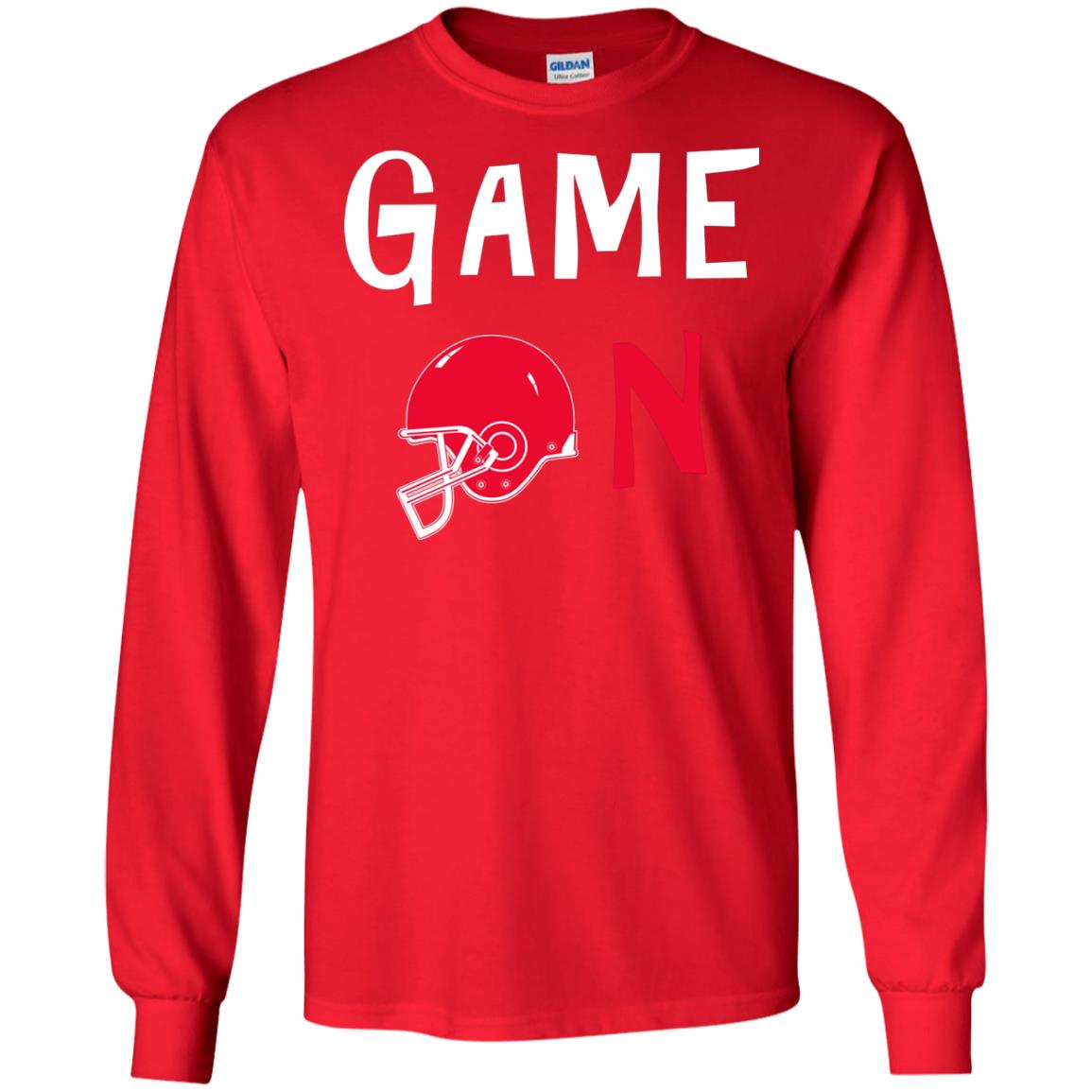 Football Lover T-shirt Game On Red