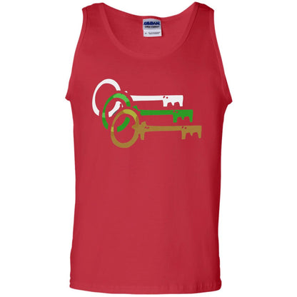 Player One Ready Keys Gamer T-shirt Red