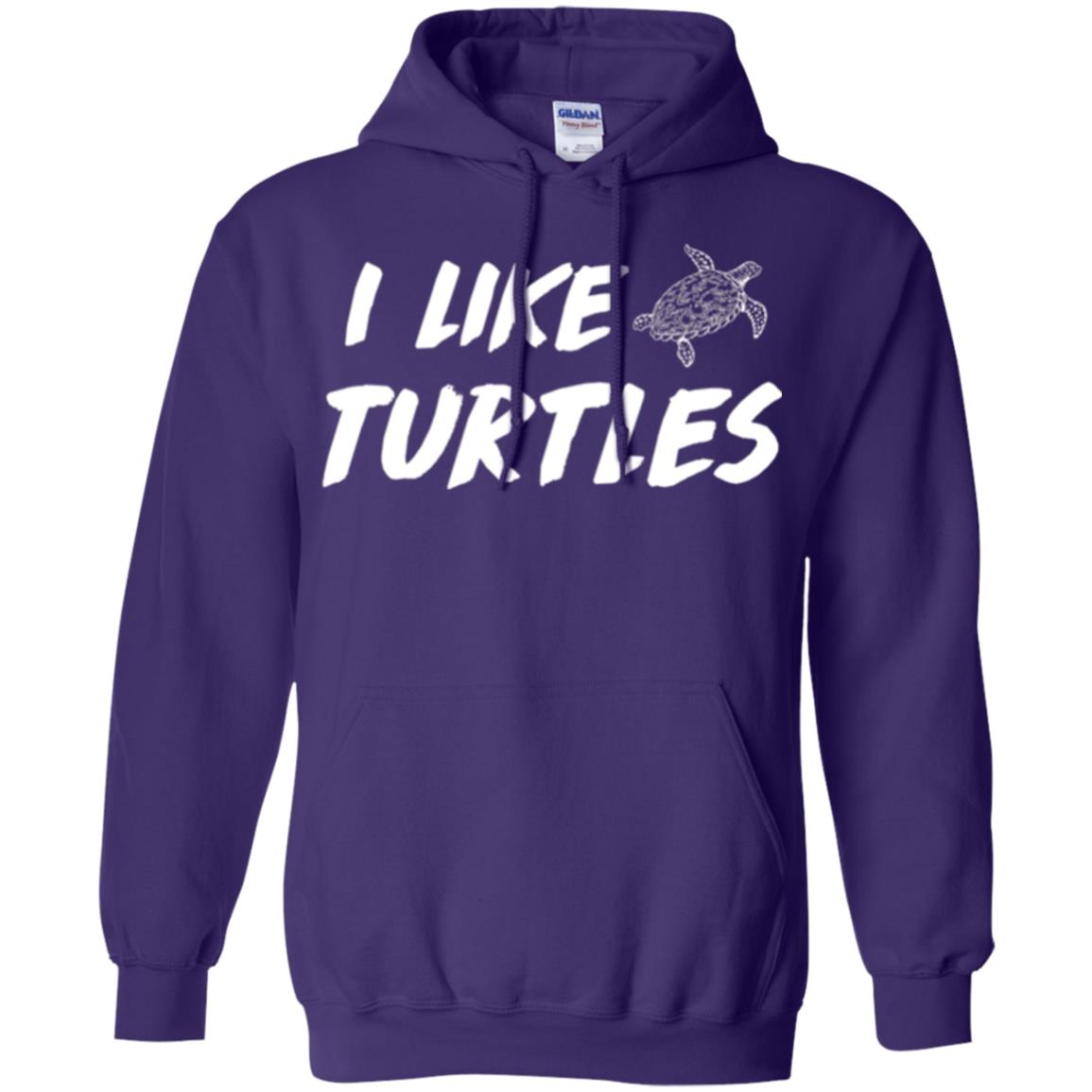 I Like Turtles T-shirt Purple