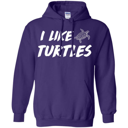 I Like Turtles T-shirt Purple