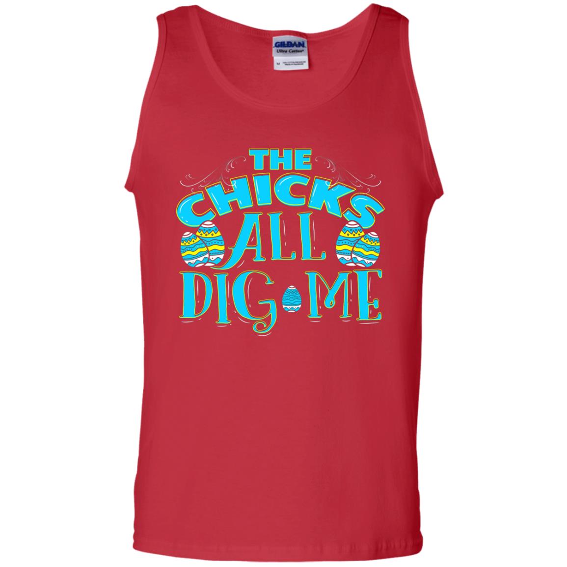 Cute Easter Shirts The Chicks All Dig Me Red
