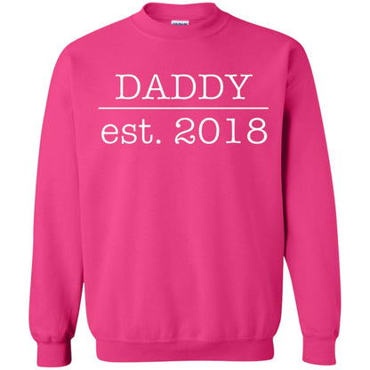 Daddy Est. 2018 Future Father First Time Heliconia