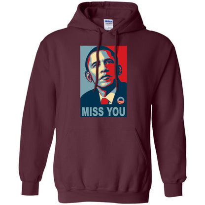 American President Miss You Political T-shirt Maroon