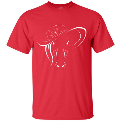 Derby Horse In Derby Womens Hat Derby Shirt Red