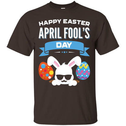 Happy Easter April Fools Day Easter 2018 Shirt Dark Chocolate