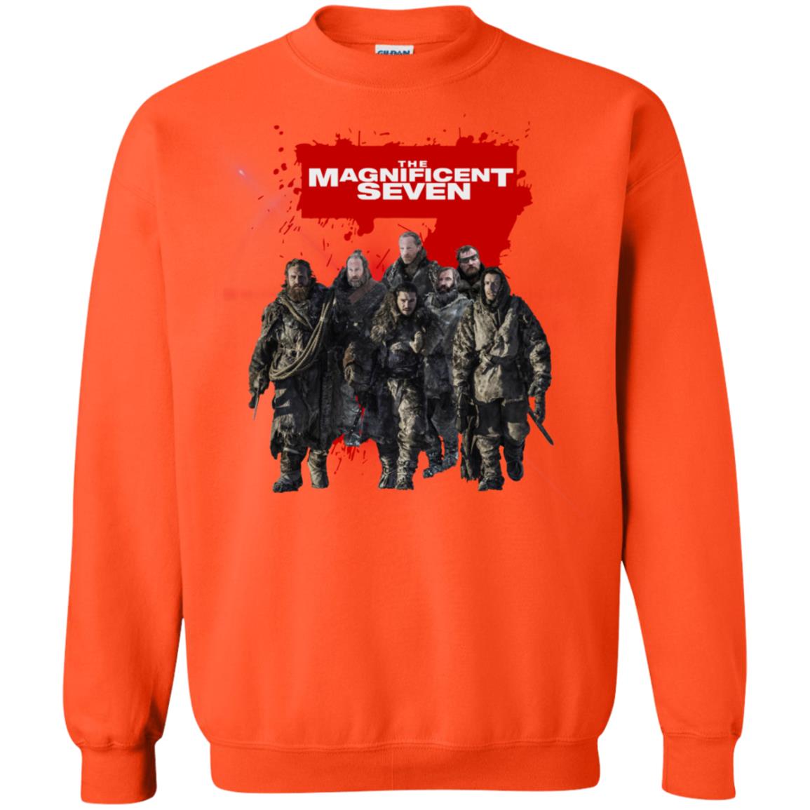 The Magnificent Seven Game Of Thrones Version T-shirt Orange