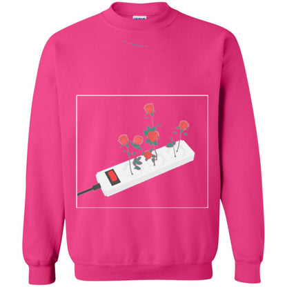 Flower Power Cute Art Aesthetic Vaporwave Digital Rose T-shirt Heliconia